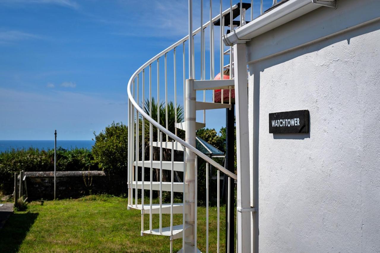Finest Retreats - The Watchtower At Western Watch Lower Boscaswell Exterior photo